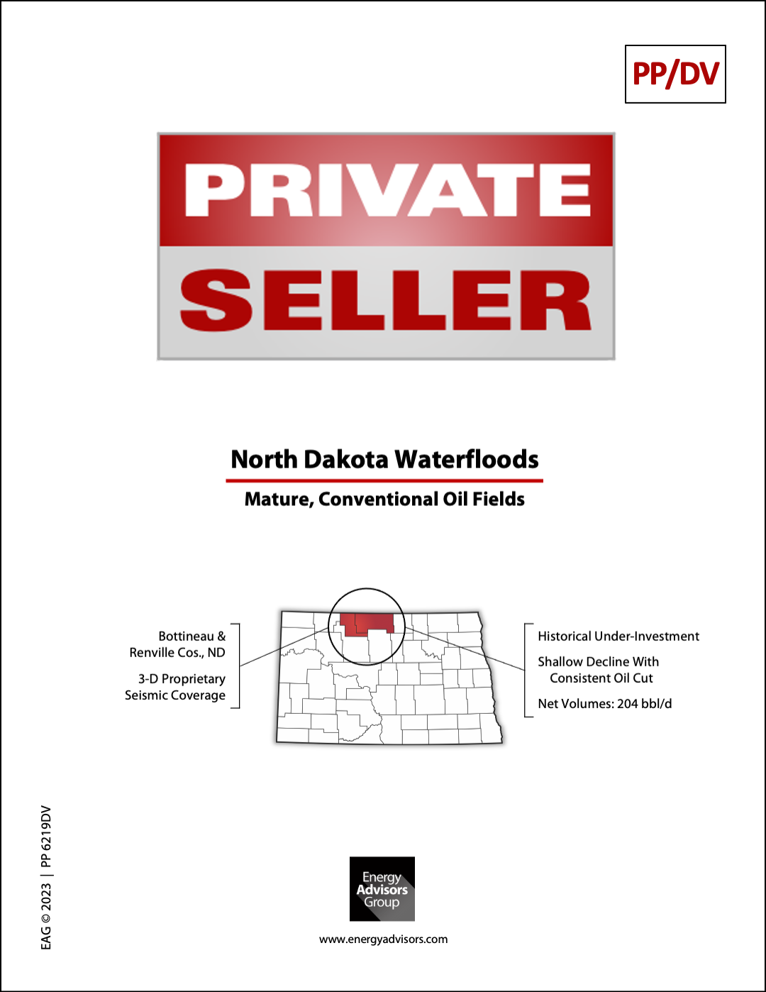 NORTH DAKOTA WATERFLOODS FOR SALE - Energy Advisors Group NORTH DAKOTA WATERFLOODS FOR SALE